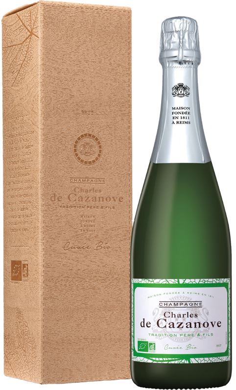 Charles de Cazanove Cuvée ØKO Champagne Brut wine bottle