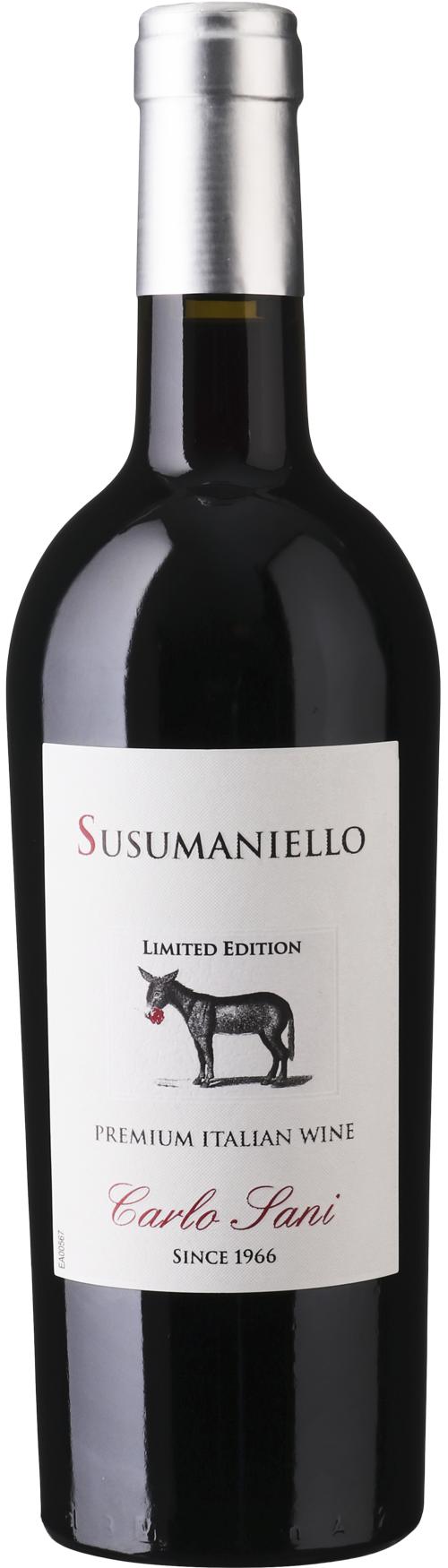 Carlo Sani Susumaniello IGT Salento Limited Edition wine bottle
