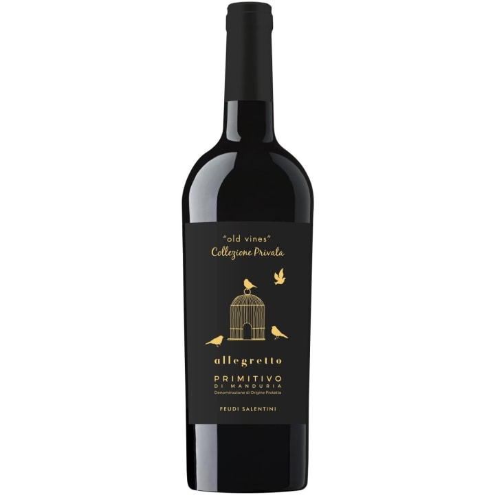 Allegretto Primitivo di Manduria 2021 wine bottle