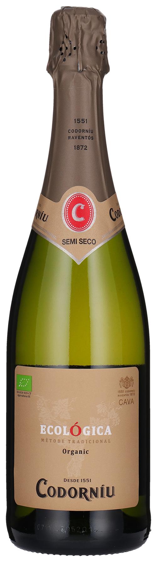 Cava Semi Seco - Ecologica wine bottle