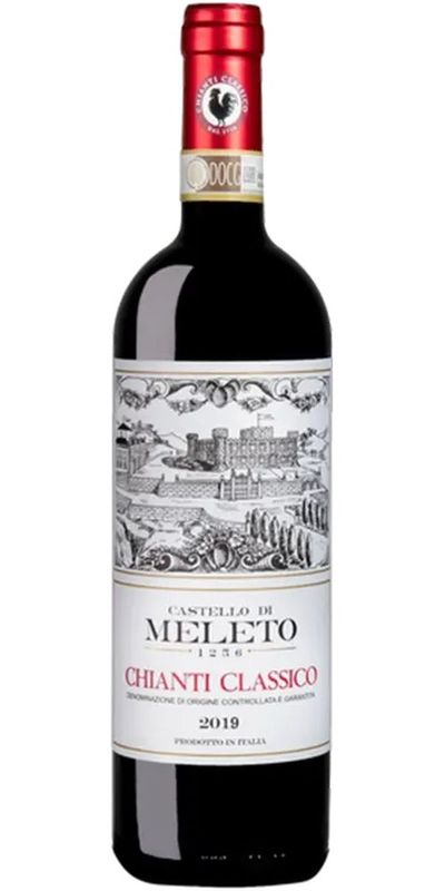 Castello di Meleto, Chianti Classico 2021 Øko wine bottle