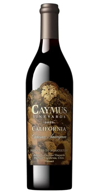 Caymus, Cabernet Sauvignon California 2022 wine bottle