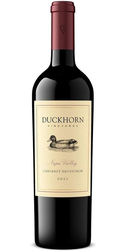 Duckhorn, Napa Valley Cabernet Sauvignon 2021 wine bottle