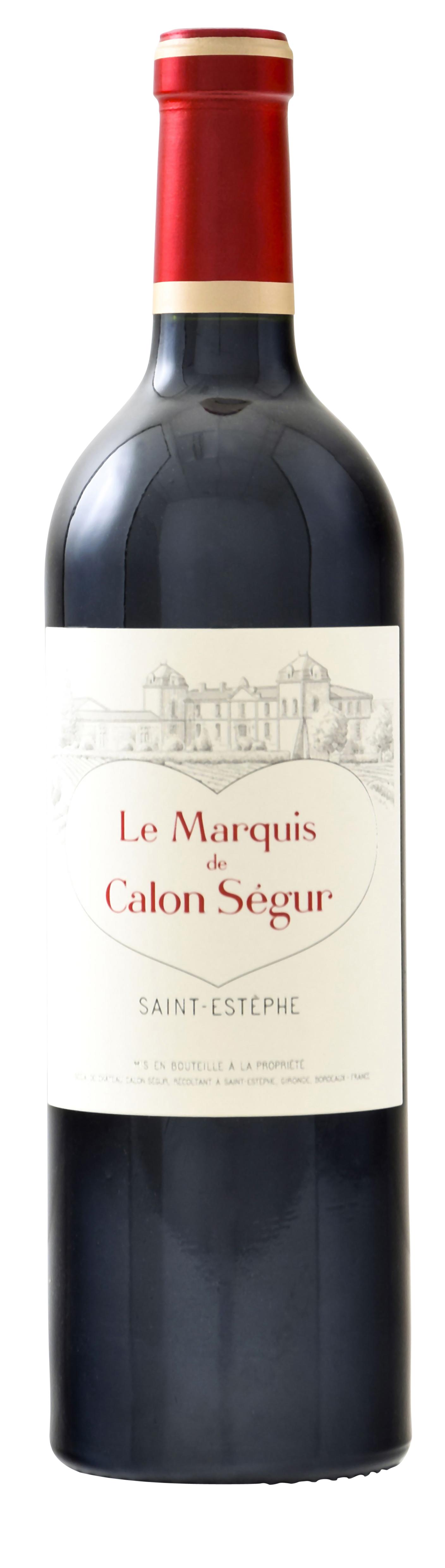 Le Marquis de Calon Ségur 2022 wine bottle