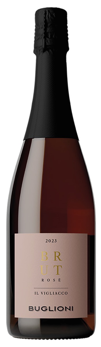 Buglioni Il Vigliacco Spumante Brut Rosé 2023 wine bottle