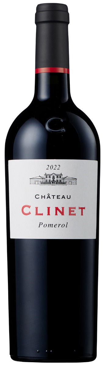 Chateau Clinet Pomerol 2022 i trækasse wine bottle