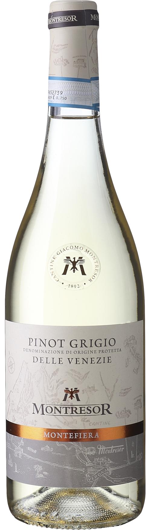 Cantine Montresor Pinot Grigio DOP Delle Venezie Montefiera wine bottle