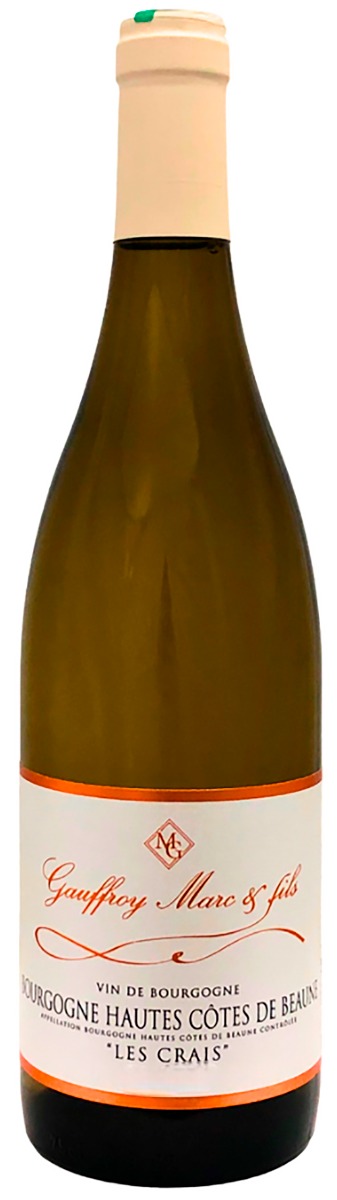 Domaine Gauffroy Marc & Fils Hautes Côtes de Beaune Blanc Les Crais 2023 wine bottle