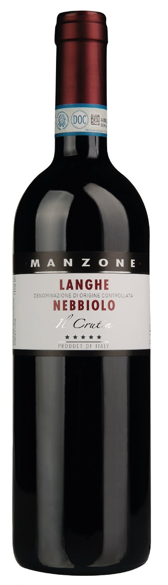 Manzone Langhe Nebbiolo Il Crutin 2022 wine bottle