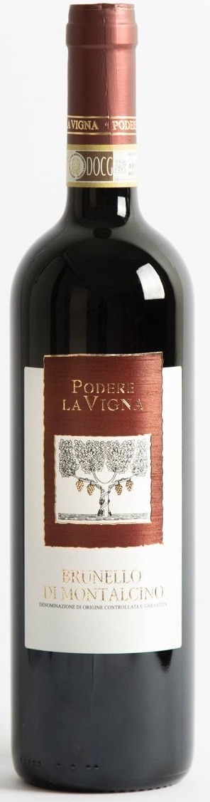 Podere La Vigna Brunello di Montalcino DOCG 2020 wine bottle
