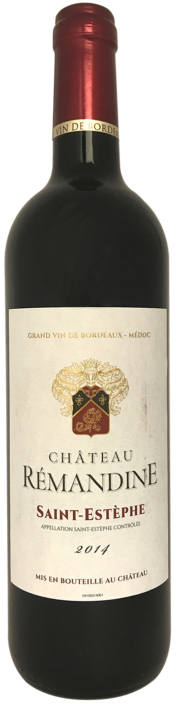 Chateau Rémandine, Saint-Estéphe 2014 wine bottle
