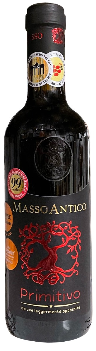 Masso Antico Primitivo 2023 - 37,5 cl (halvflaske) wine bottle
