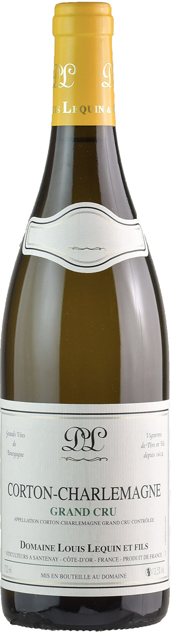 Domaine Louis Lequin et Fils Corton-Charlemagne Grand Cru 2014 wine bottle
