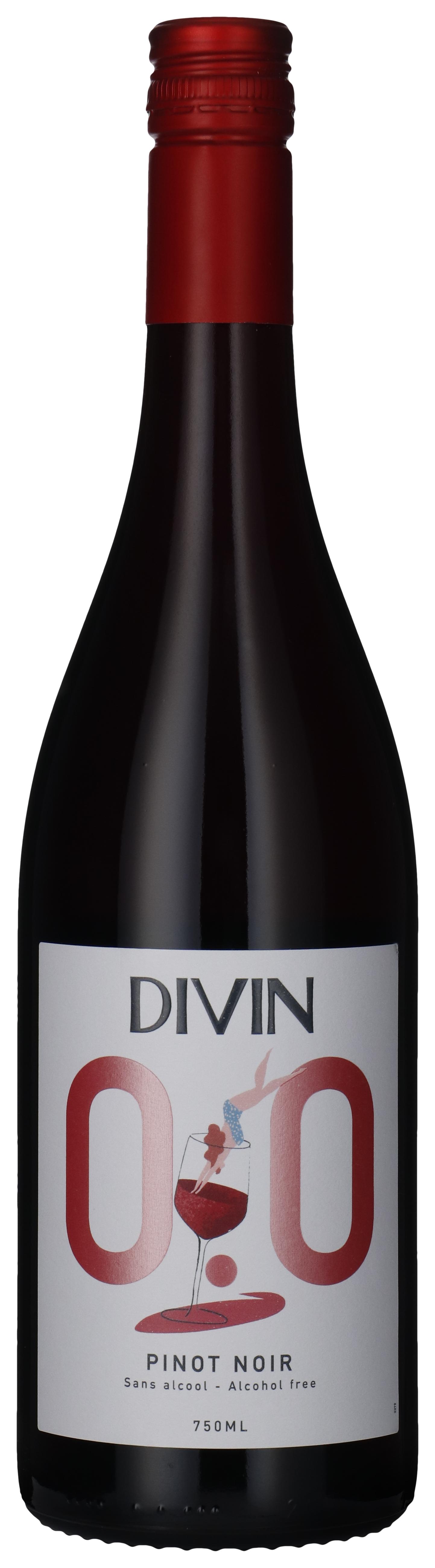 0.0% Pinot Noir wine bottle