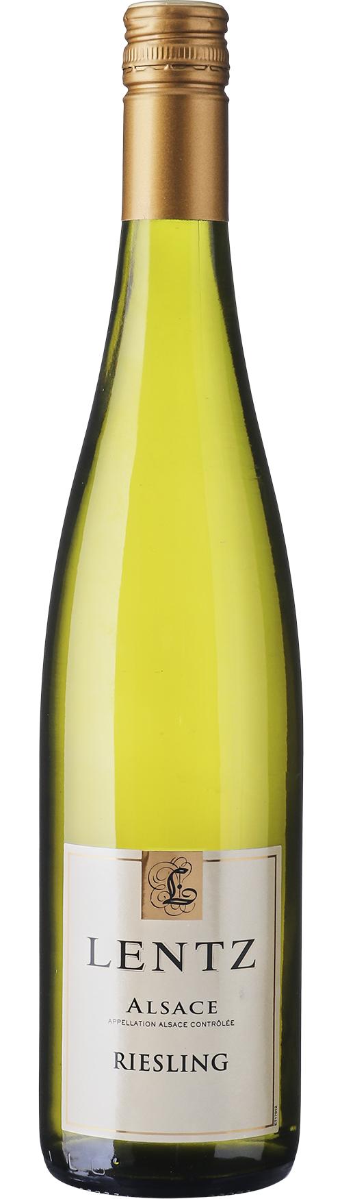 Lentz Riesling wine bottle