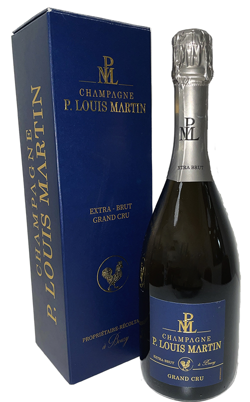 P. Louis Martin Champagne Grand Cru Extra Brut i gaveæske wine bottle
