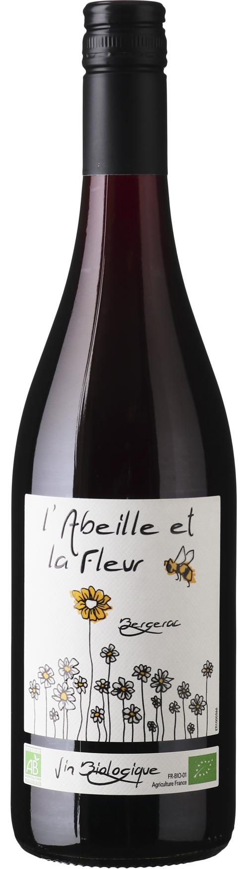 Couleurs d'Aquitaine l'Abeille et la Fleur Rouge, Bergerac wine bottle