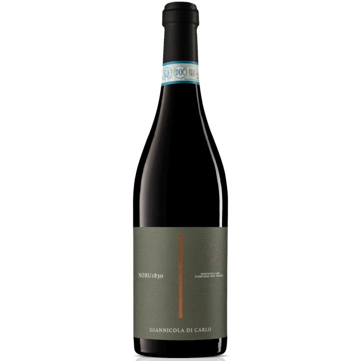 Nobu 1830 Montepulciano d’abruzzo DOC Riserva 2021 wine bottle