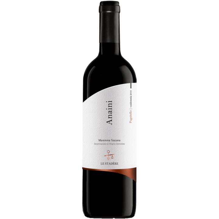 Le Stadere Anaini Maremma Toscana Pugnitello 2021 wine bottle