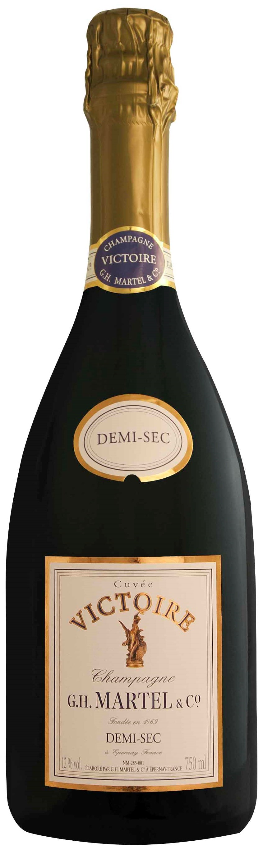 G.H. Martel Champagne Cuvée Victoire Demi-Sec wine bottle