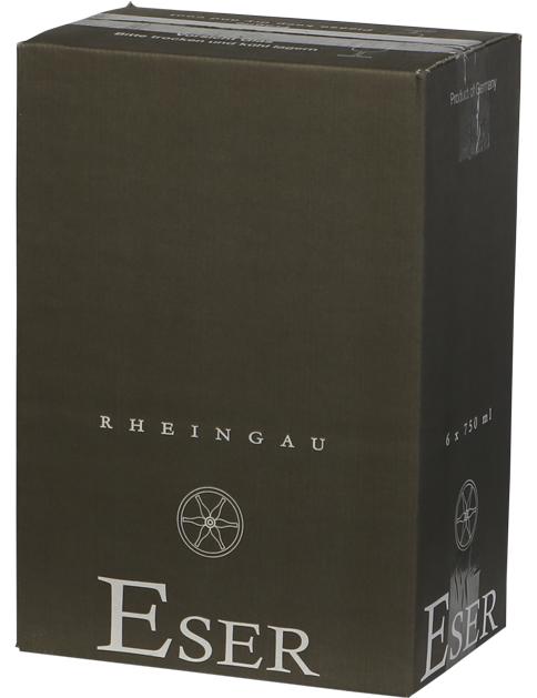 Weingut Eser Oestricher Lenchen Kabinett Feinherb Riesling wine bottle