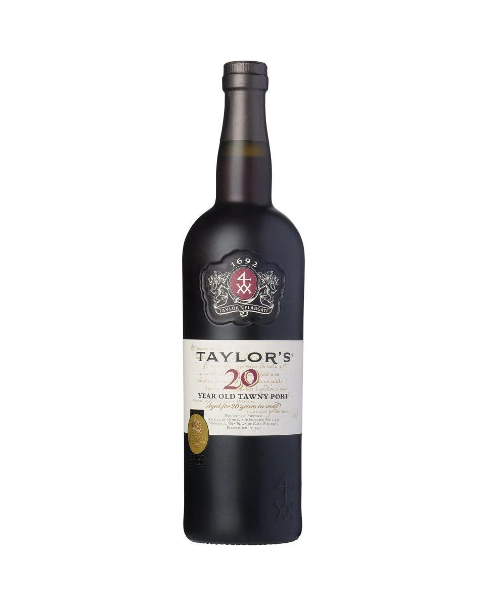 Taylor's 20 Years Old Tawny Port wine bottle