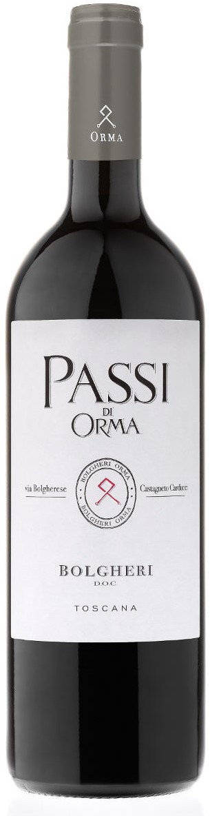Passi di Orma Bolgheri 2018 wine bottle