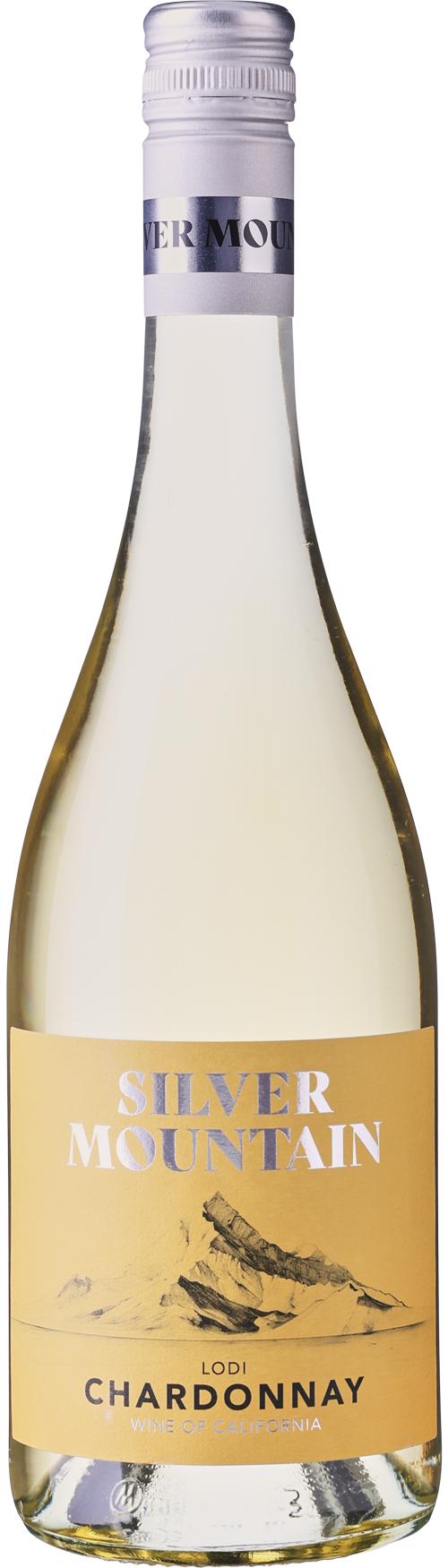 Silver Mountain Chardonnay wine bottle