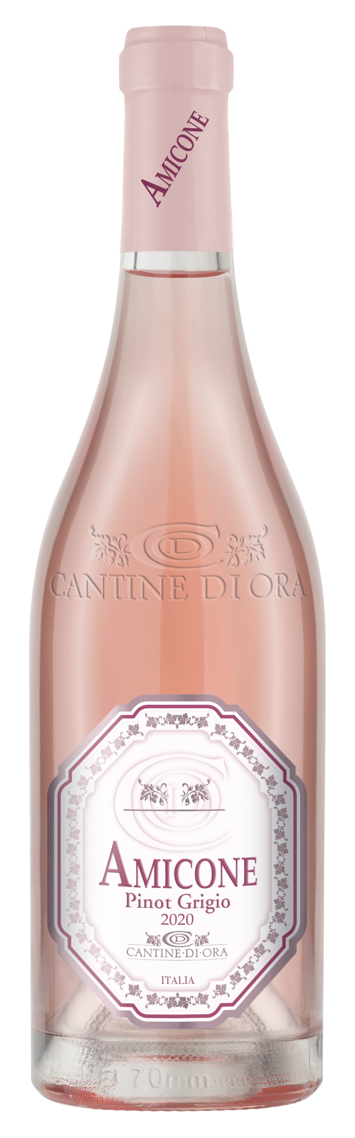 Amicone Pinot Grigio Rosé 2020 wine bottle