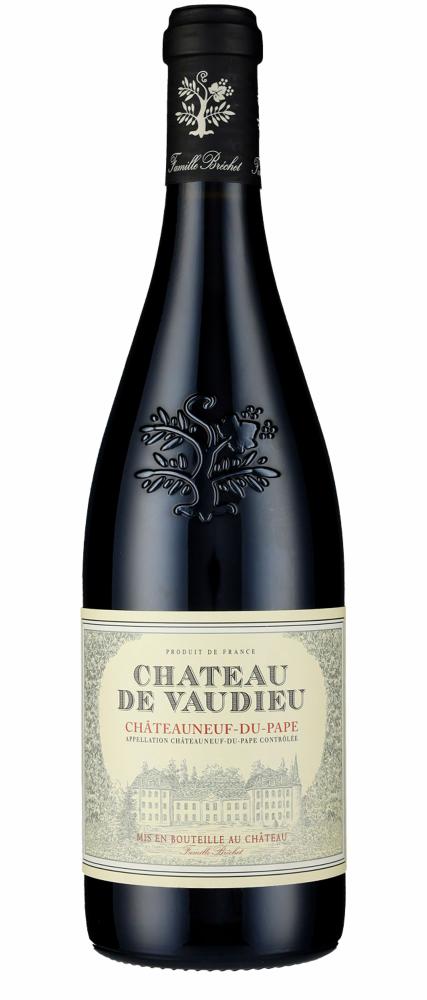 2022 Châteauneuf-du-Pape Rouge Château de Vaudieu wine bottle