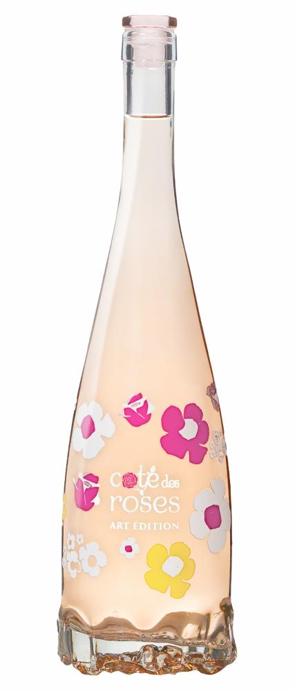 Coté des Roses Art Edition Gerard Bertrand wine bottle