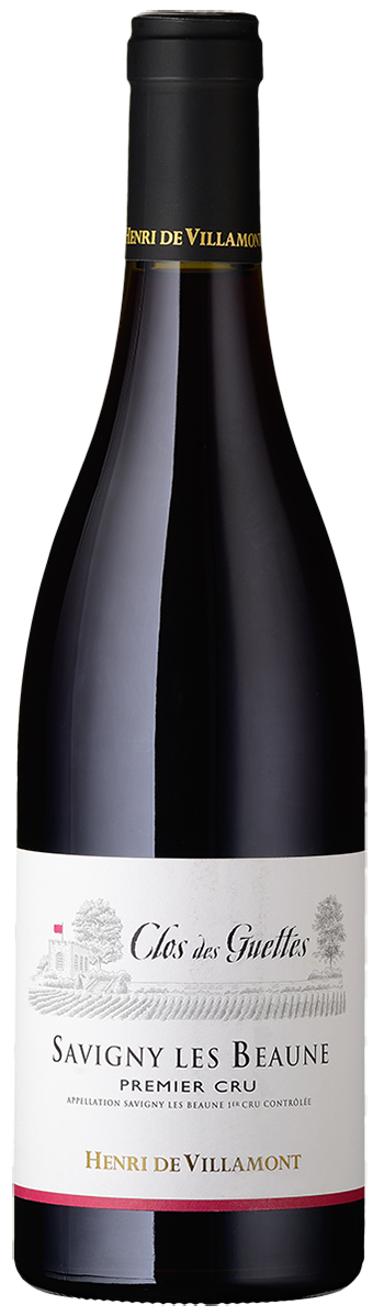 Henri de Villamont Savigny les Beaune Clos des Guettes Premier Cru 2014 wine bottle