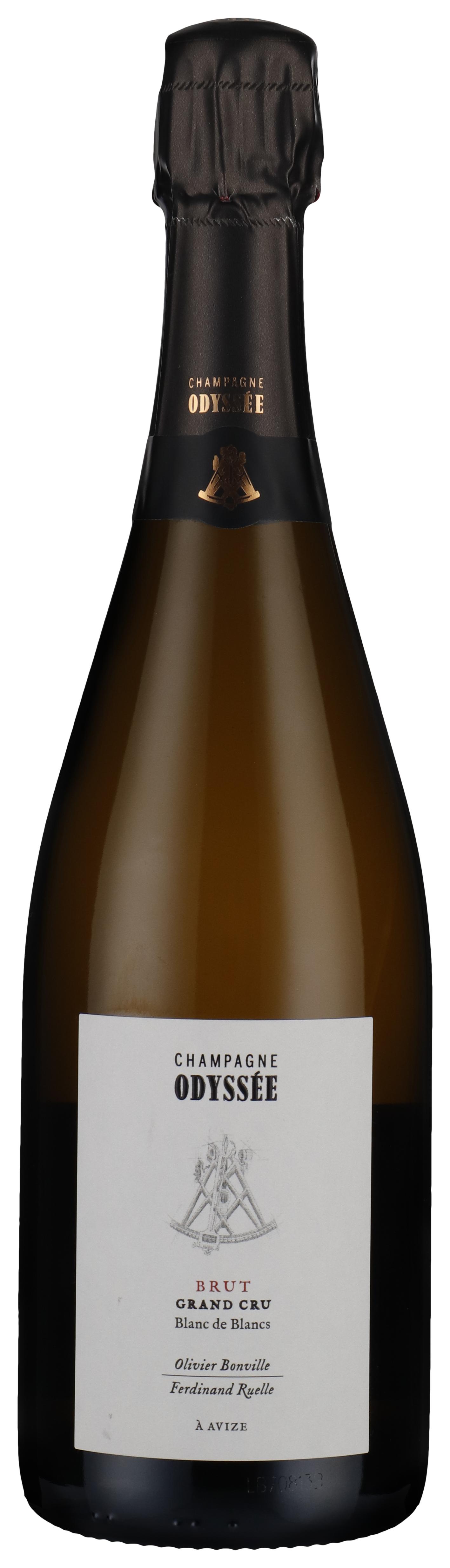 Blanc de Blancs Grand Cru wine bottle