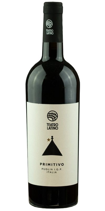 Teatro Latino, Primitivo Puglia IGP 2023 wine bottle