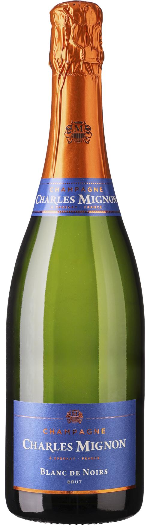 Charles Mignon Champagne Blanc de Noirs Brut wine bottle