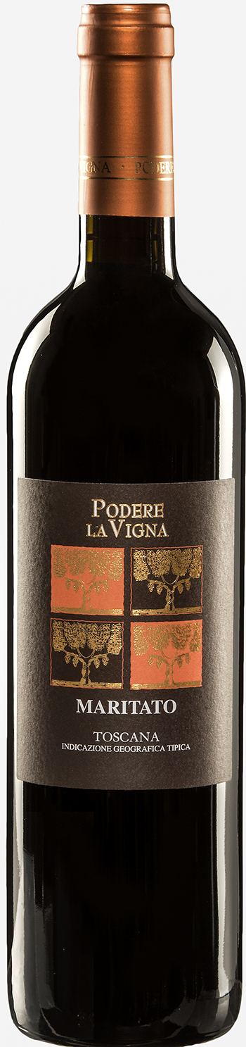 Podere La Vigna Maritato Toscana IGT 2017 wine bottle