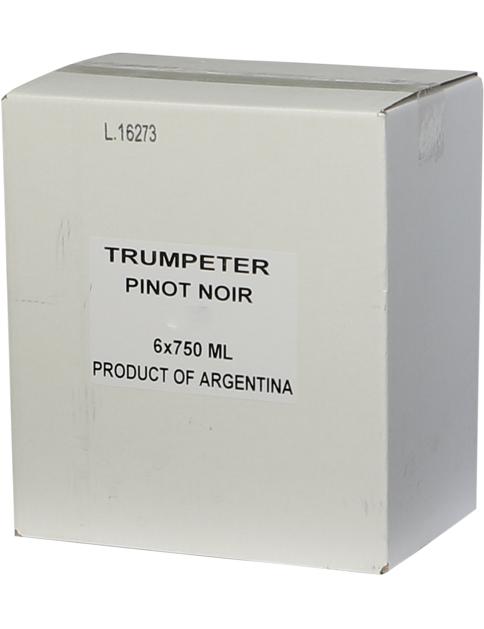 Rutini Trumpeter Pinot Noir wine bottle