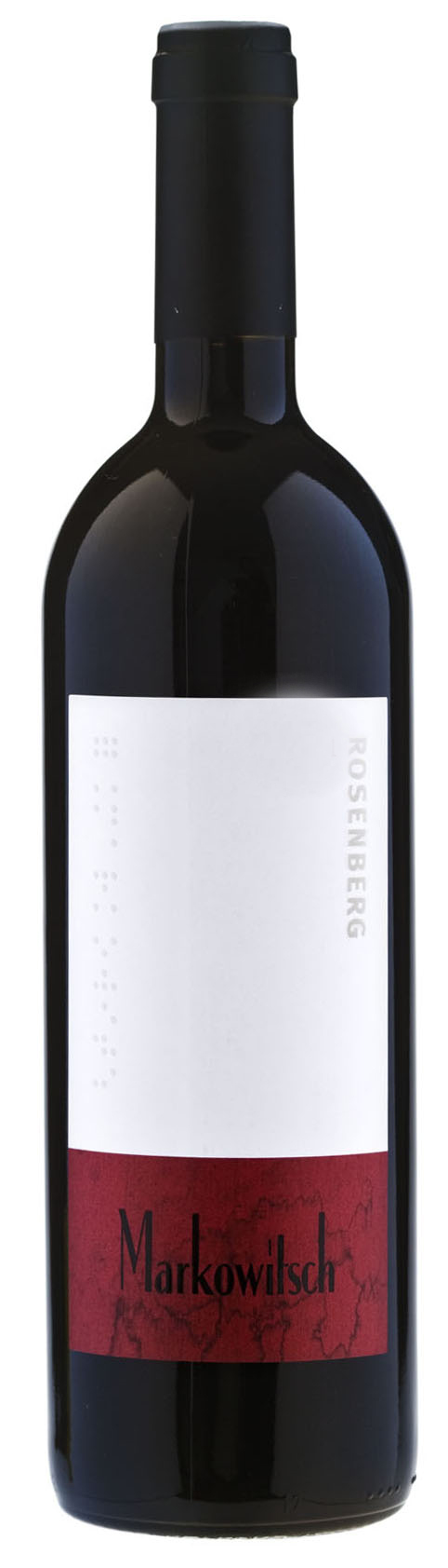 Markowitsch, Rosenberg 2012 wine bottle