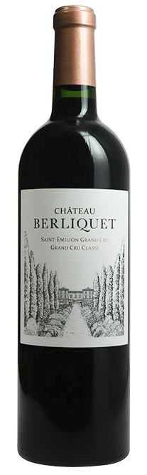 Chateau Berliquet St. Emilion Grand Cru Classé 2021 i trækasse wine bottle