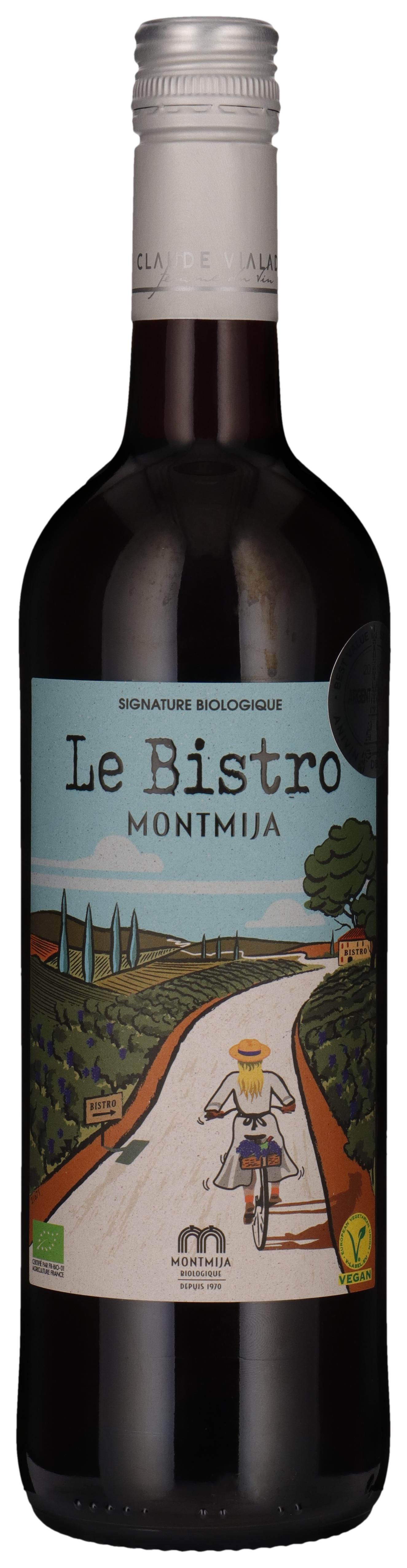 Le Bistro de Montmija Rouge wine bottle