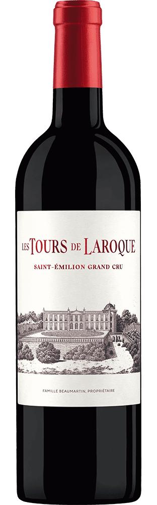 Les Tours de Laroque Saint Emilion Grand Cru AOC 2. vin wine bottle