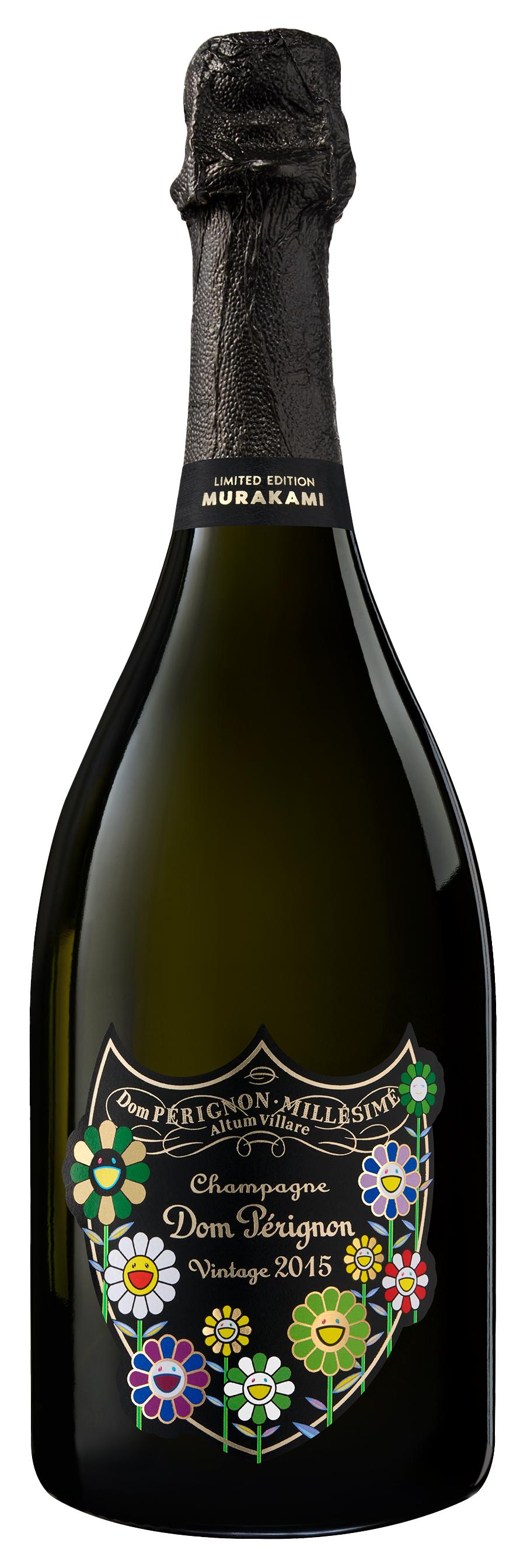 Dom Perignon "MURAKAMI" 2015 wine bottle