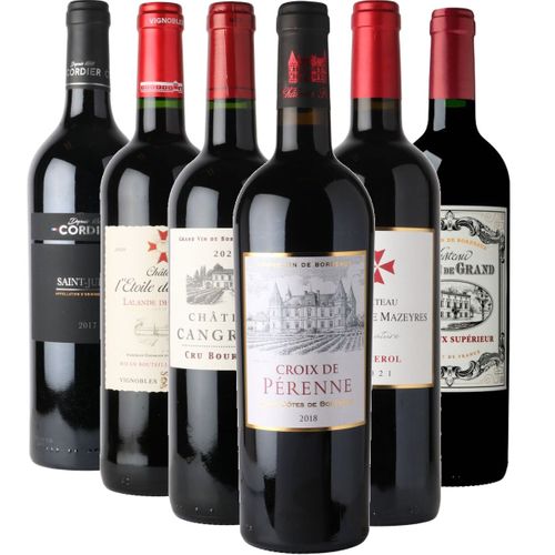 Smagekasse - Bordeaux wine bottle