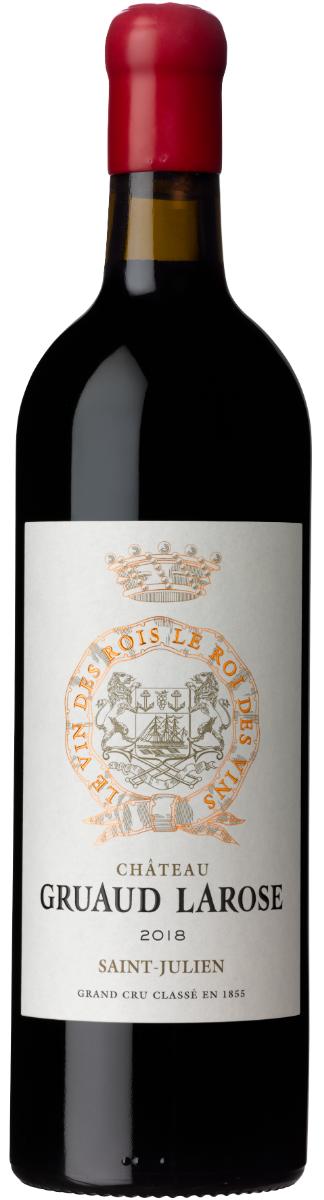 Chateau Gruaud Larose Saint-Julien 2. Cru Classé 2020 ØKO i trækasse wine bottle