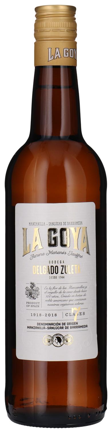 Manzanilla - La Goya wine bottle