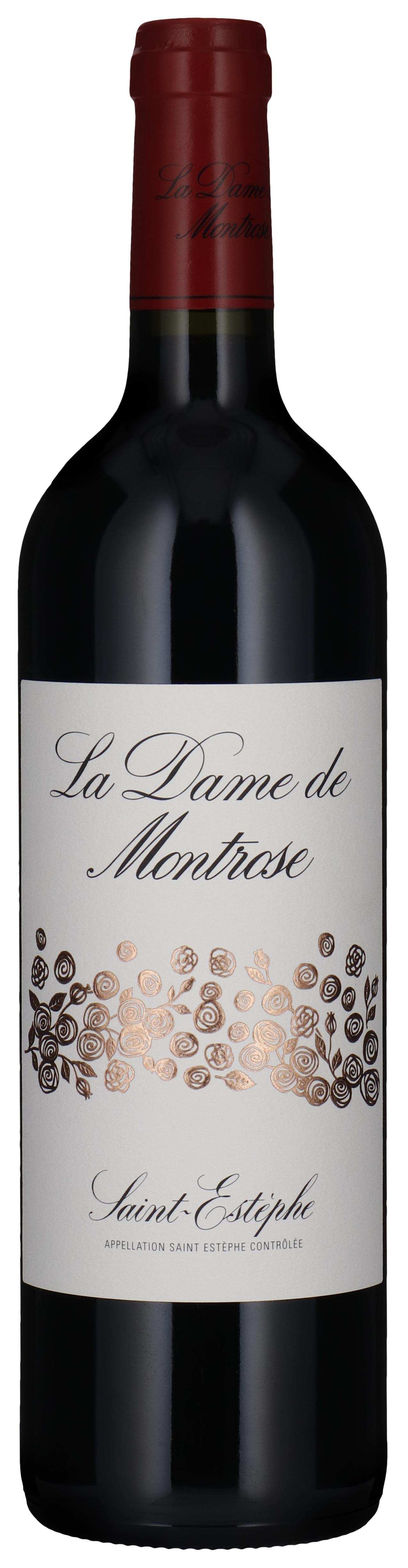 La Dame de Montrose 2022 wine bottle