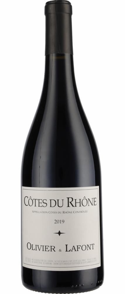 2022 Côtes du Rhône Olivier Lafont Lorhone wine bottle