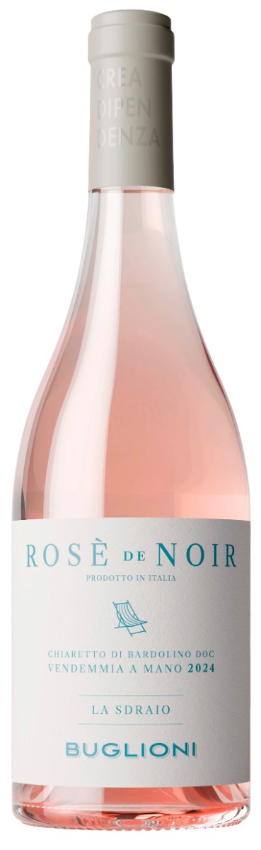 Buglioni Rosè de Noir "La Sdraio" Chiaretto di Bardolino DOC 2024 wine bottle