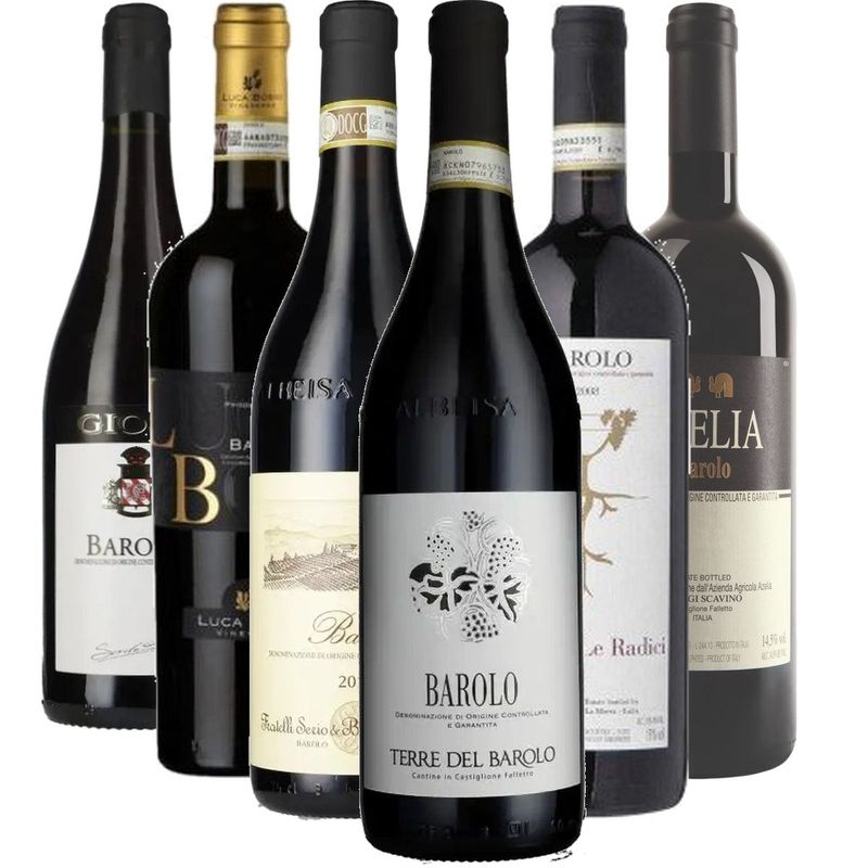 Smagekasse - Barolo wine bottle