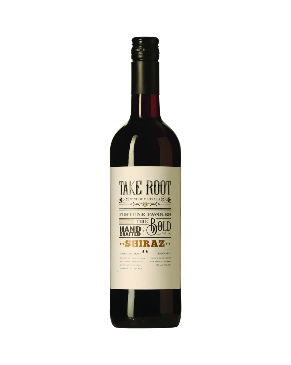 Take Root Shiraz wine bottle